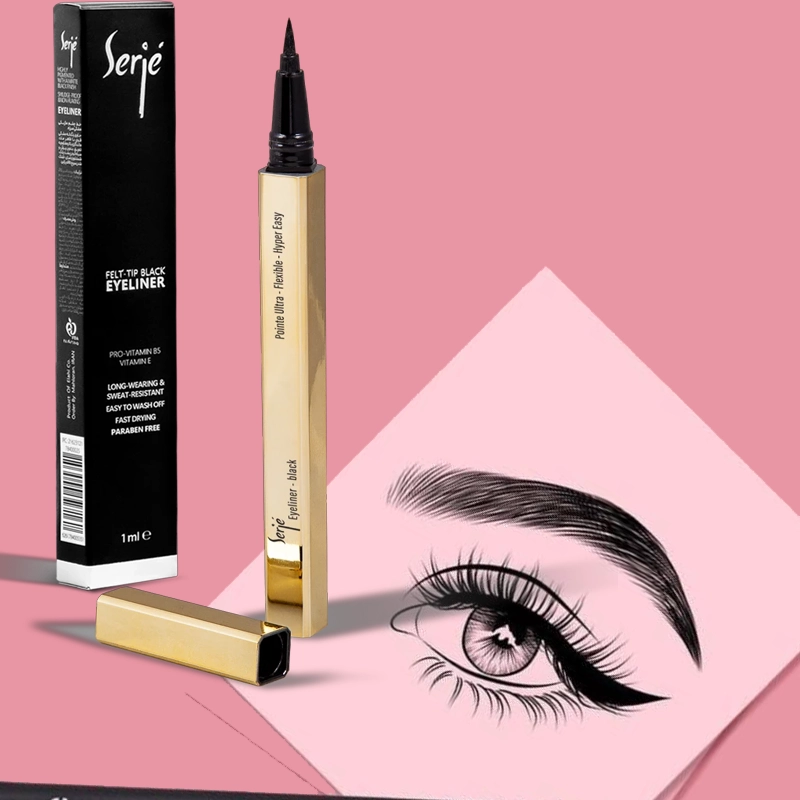 بهترین کاربرد خط چشم ماژیکی مشکی سرژه